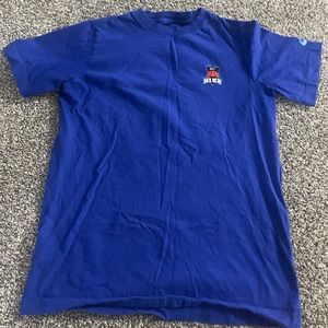 blue nike shirt